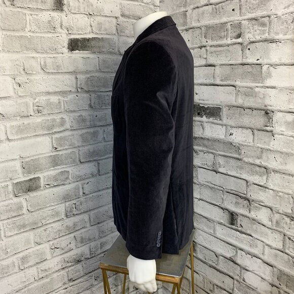 Balmain Paris Two Button Velvet Sport Coat Blazer - Picture 5 of 16
